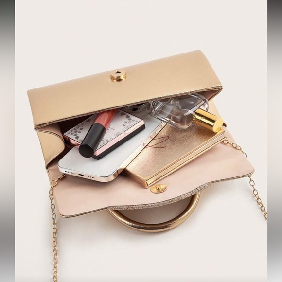 Elegant Gold Clutch Bag